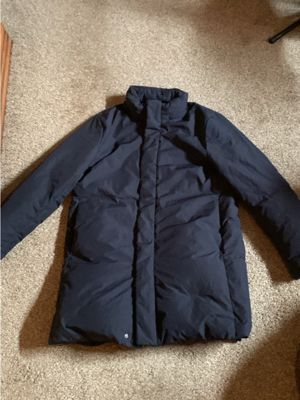 Uniqlo Black Men's Puffer Coat